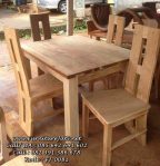 Meja Makan Minimalis Kayu Jati Terbaru