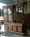 Bufet Pajangan Jati Ukiran Terbaru