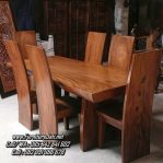 Kursi Makan Kayu Trembesi Minimalis Cantik