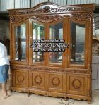 Bufet Jati Pajangan Ukiran Jepara 4 Pintu