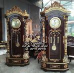 Jam Hias Ukiran Kayu Jati Jepara