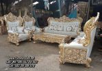 Kursi Tamu Ukir Mewah Sofa Kayu Jati Emas