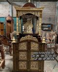 Model Mimbar Masjid Ukir Jati Unik Marmer