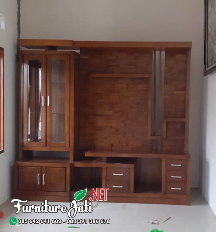 Bufet Partisi Penyekat Ruang Tamu Minimalis