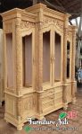 Bufet Pajangan Hias Ukir Kayu Jati