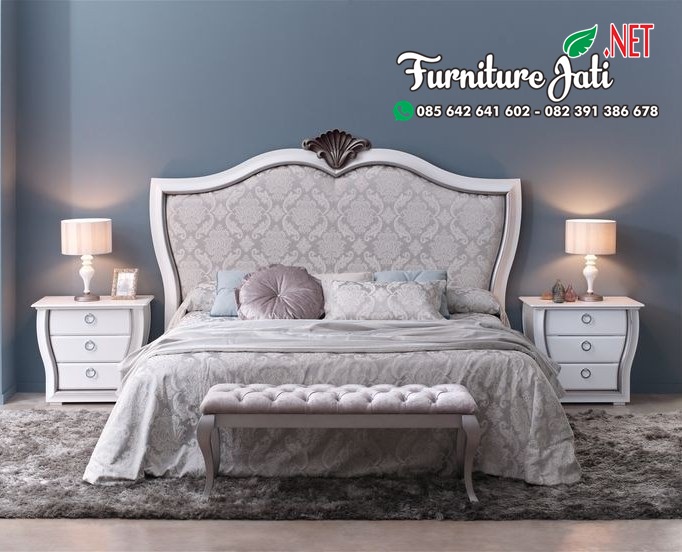 Set Tempat Tidur Kayu Minimalis Mewah