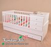 Dipan Box Bayi Minimalis Warna Putih