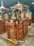 Model Mimbar Masjid Ukir Kayu Jati