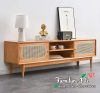 Bufet Meja TV Retro Jati Rotan