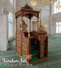 Mimbar Masjid Ukir Jepara Kayu Jati