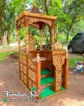 Mimbar Masjid Ukir Jepara Kayu Jati