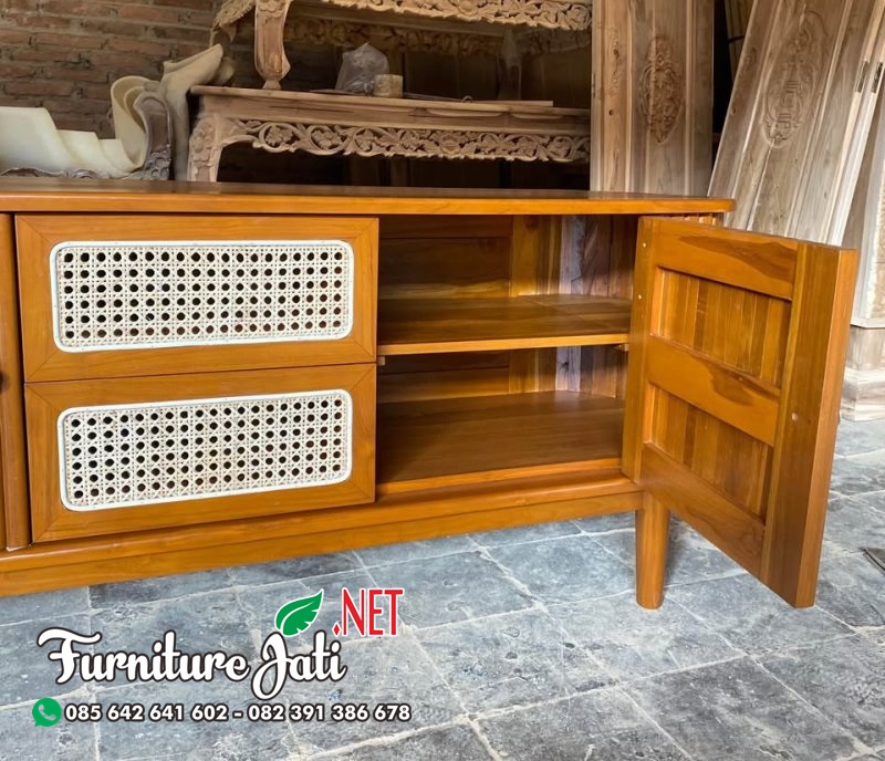Bufet TV Minimalis Retro Minimalis